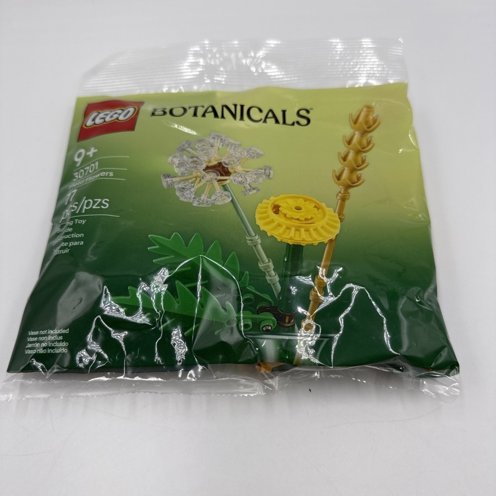 LEGO Field Flowers 30701 Botanical Collection Polybag Set 77 Pieces